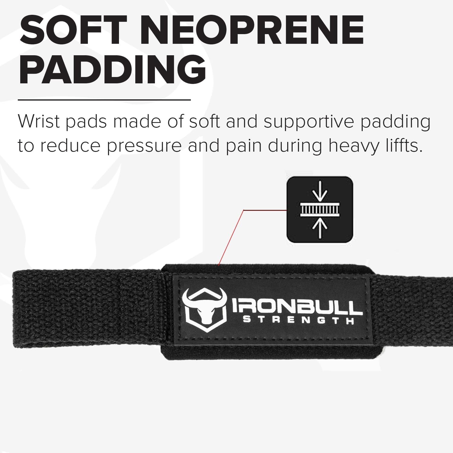 Lifting Wrist Straps for Weightlifting (1 Pair) – Padded Lifting Straps for Deadlifts, Powerlifting, Strength Training & Bodybuilding – Gym Straps for Men & Women