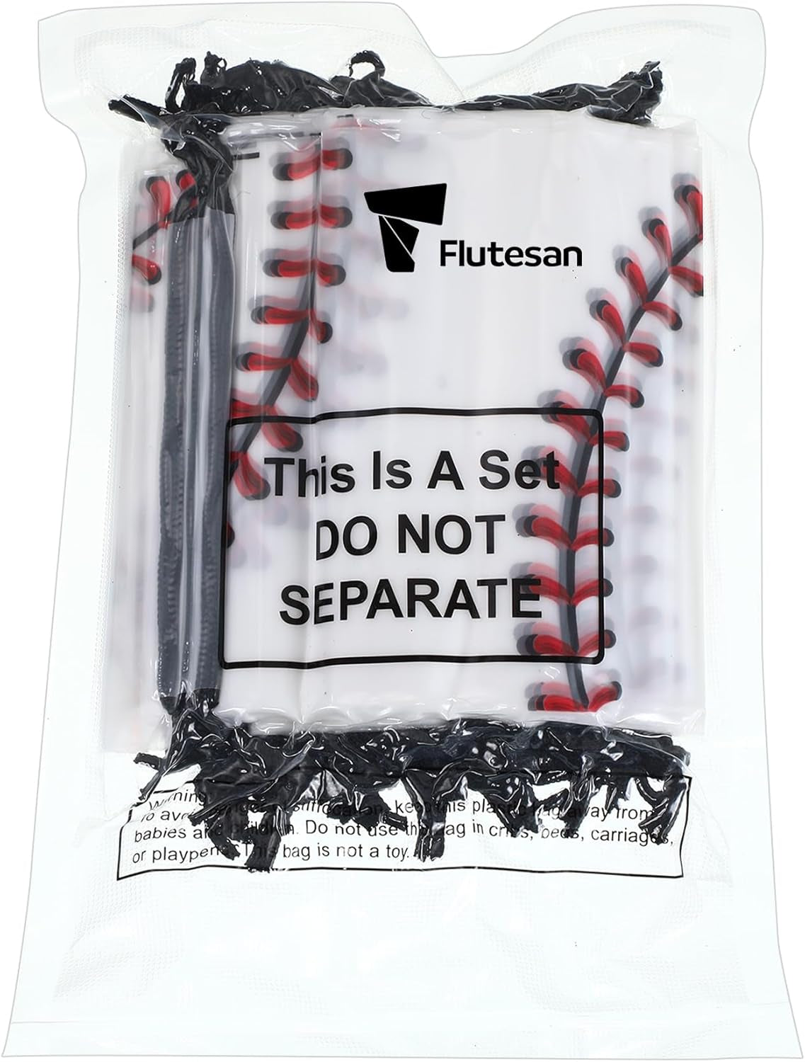 50 Pack 6 X 8 Inch Drawstring Baseball Party Favor Bags Plastic Baseball Snack Goodie Bags Gift Packaging Storage for Kids Boys Birthday Sports Theme Party Supplies